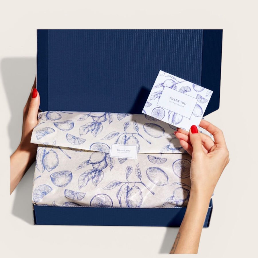 Lacivert Hediye Kutu Seti