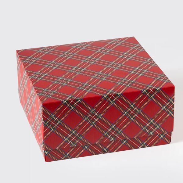 Ekose Detaylı Hediye Kutusu