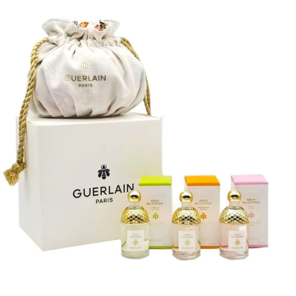 GUERLAIN ミニ香水　巾着付き guerlain-aqua-allegoria-set-