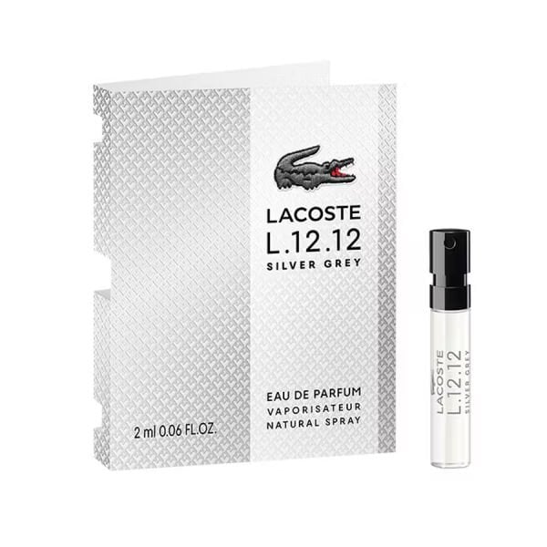 Lacoste L.12.12 Silver Grey EDP 2 ML Sample