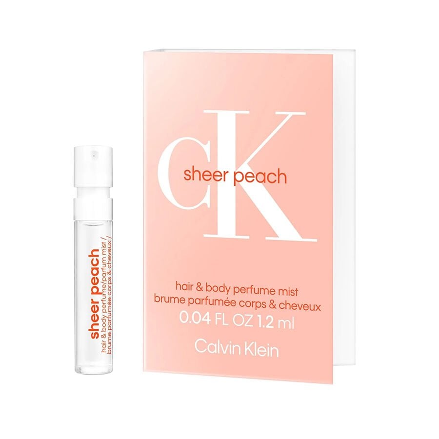 Calvin Klein Sheer Peach Hair & Body Mist 1.2 ML Sample