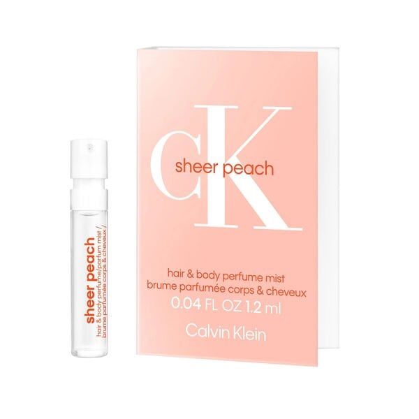Calvin Klein Sheer Peach Hair & Body Mist 1.2 ML Sample